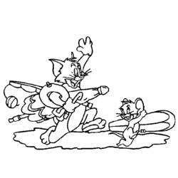 Coloring page: Tom and Jerry (Cartoons) #24354 - Free Printable Coloring Pages
