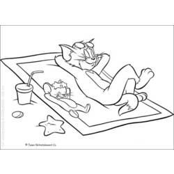 Coloring page: Tom and Jerry (Cartoons) #24356 - Free Printable Coloring Pages