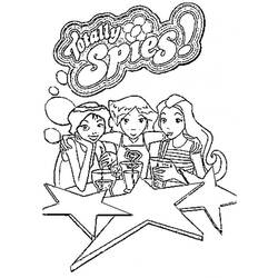 Coloring page: Totally Spies (Cartoons) #29008 - Printable coloring pages