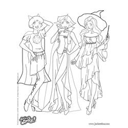 Coloring page: Totally Spies (Cartoons) #29018 - Printable coloring pages