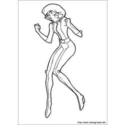 Coloring page: Totally Spies (Cartoons) #29025 - Printable coloring pages