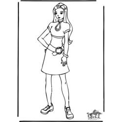 Coloring page: Totally Spies (Cartoons) #29030 - Printable coloring pages