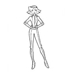 Coloring page: Totally Spies (Cartoons) #29069 - Printable coloring pages