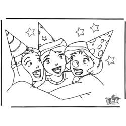 Coloring page: Totally Spies (Cartoons) #29086 - Printable coloring pages