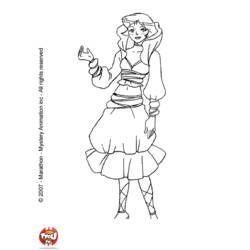 Coloring page: Totally Spies (Cartoons) #29110 - Printable coloring pages