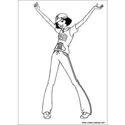 Coloring page: Totally Spies (Cartoons) #29129 - Printable coloring pages