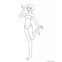 Coloring page: Totally Spies (Cartoons) #29155 - Printable coloring pages