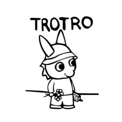 Coloring page: Trotro (Cartoons) #33940 - Printable coloring pages