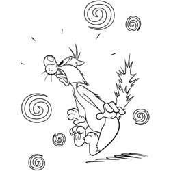 Coloring page: Tweety and Sylvester (Cartoons) #29237 - Free Printable Coloring Pages
