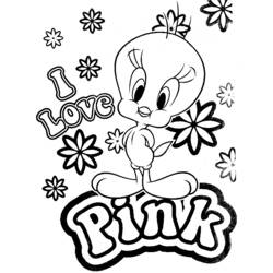Coloring page: Tweety and Sylvester (Cartoons) #29271 - Free Printable Coloring Pages