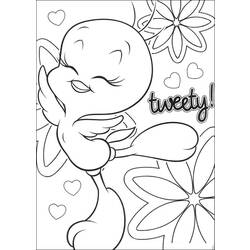 Coloring page: Tweety and Sylvester (Cartoons) #29315 - Free Printable Coloring Pages