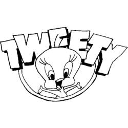 Coloring page: Tweety and Sylvester (Cartoons) #29349 - Free Printable Coloring Pages
