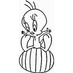 Coloring page: Tweety and Sylvester (Cartoons) #29353 - Free Printable Coloring Pages