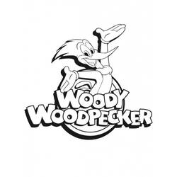 Coloring page: Woody Woodpecker (Cartoons) #28405 - Printable coloring pages