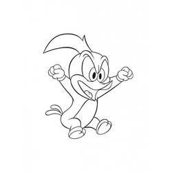 Coloring page: Woody Woodpecker (Cartoons) #28409 - Printable coloring pages
