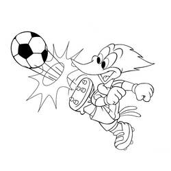 Coloring page: Woody Woodpecker (Cartoons) #28411 - Printable coloring pages