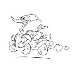 Coloring page: Woody Woodpecker (Cartoons) #28446 - Free Printable Coloring Pages