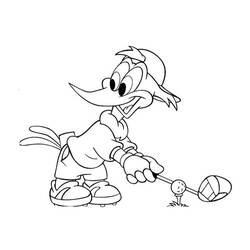 Coloring page: Woody Woodpecker (Cartoons) #28530 - Printable coloring pages