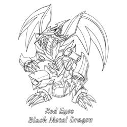 Coloring page: Yu-Gi-Oh! (Cartoons) #52975 - Printable coloring pages