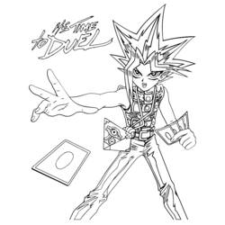 Coloring page: Yu-Gi-Oh! (Cartoons) #52978 - Free Printable Coloring Pages