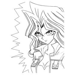 Coloring page: Yu-Gi-Oh! (Cartoons) #52990 - Printable coloring pages