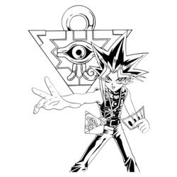 Coloring page: Yu-Gi-Oh! (Cartoons) #52999 - Printable coloring pages