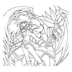 Coloring page: Yu-Gi-Oh! (Cartoons) #53004 - Printable coloring pages