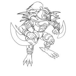 Coloring page: Yu-Gi-Oh! (Cartoons) #53012 - Free Printable Coloring Pages