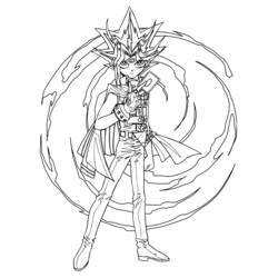 Coloring page: Yu-Gi-Oh! (Cartoons) #53017 - Free Printable Coloring Pages