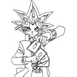 Coloring page: Yu-Gi-Oh! (Cartoons) #53073 - Free Printable Coloring Pages