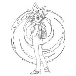 Coloring page: Yu-Gi-Oh! (Cartoons) #53123 - Free Printable Coloring Pages