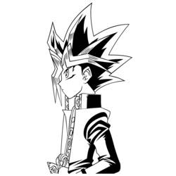 Coloring page: Yu-Gi-Oh! (Cartoons) #53132 - Free Printable Coloring Pages