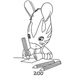 Coloring page: Zou (Cartoons) #24575 - Printable coloring pages