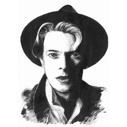 Coloring page: David Bowie (Celebrities) #121913 - Printable coloring pages