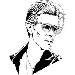 Coloring page: David Bowie (Celebrities) #121955 - Printable coloring pages
