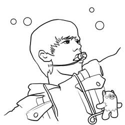 Coloring page: Justin Bieber (Celebrities) #122437 - Printable coloring pages