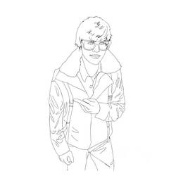 Coloring page: Justin Bieber (Celebrities) #122476 - Printable coloring pages