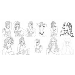 Coloring page: Katy Perry (Celebrities) #123329 - Printable coloring pages