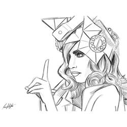 Coloring page: Lady Gaga (Celebrities) #123955 - Printable coloring pages