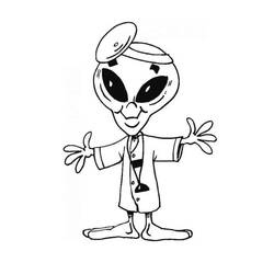 Alien (Characters) coloring page #189869 to print and color