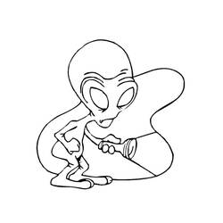 Alien (Characters) coloring page #189871 to print and color