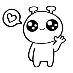 Alien (Characters) coloring page #189885 to print and color