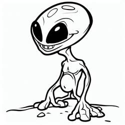 Alien (Characters) coloring page #189905 to print and color