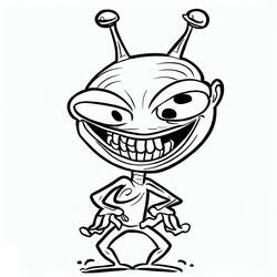 Alien (Characters) coloring page #189908 to print and color
