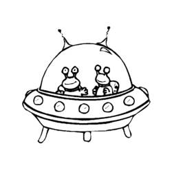 Coloring page: Alien (Characters) #94565 - Free Printable Coloring Pages