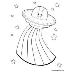 Coloring page: Alien (Characters) #94572 - Printable coloring pages