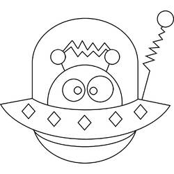 Coloring page: Alien (Characters) #94575 - Free Printable Coloring Pages