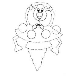 Coloring page: Alien (Characters) #94576 - Free Printable Coloring Pages