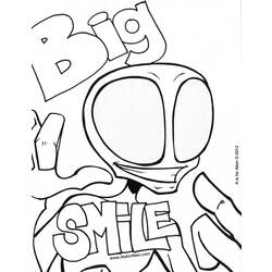 Coloring page: Alien (Characters) #94642 - Free Printable Coloring Pages
