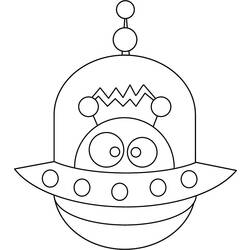 Coloring page: Alien (Characters) #94682 - Free Printable Coloring Pages